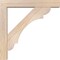 Ekena Millwork Olympic Block Smooth Bracket w/ Offset Brace, Douglas Fir, 5 1/2"W x 30"D x 30"H BKT0604X30X30OLY05SDF - alternate 3